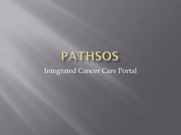 Online Cancer Care - PathSOS
