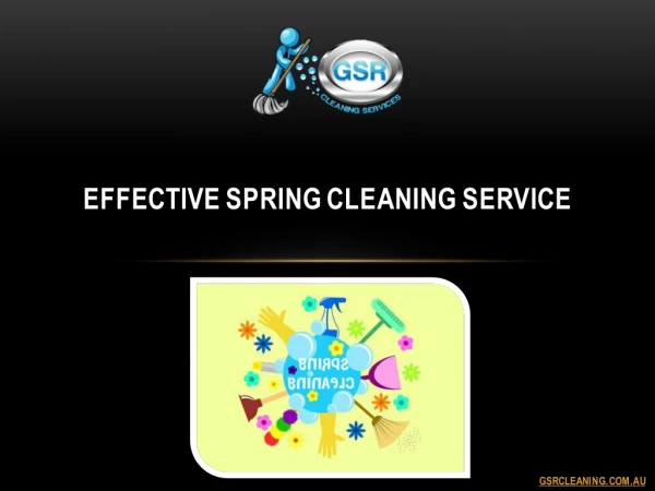 Effective Spring Cleaning Service