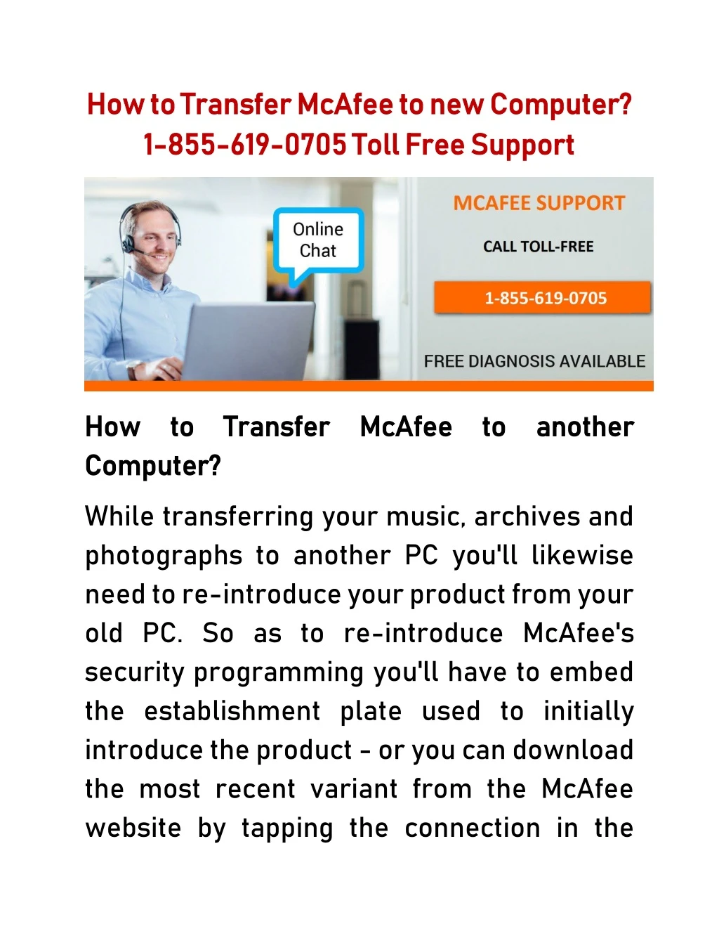 how to t how to transfer mcafee to new ransfer