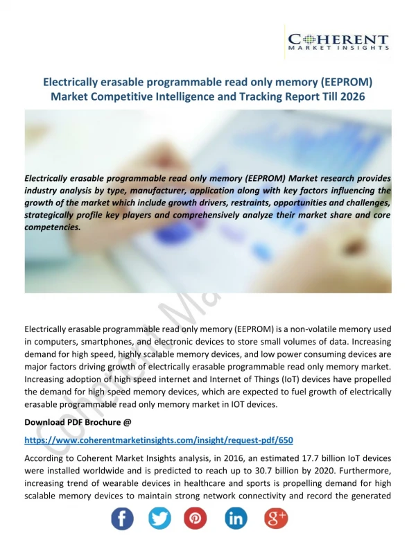 Electrically Erasable Programmable Read Only Memory Market