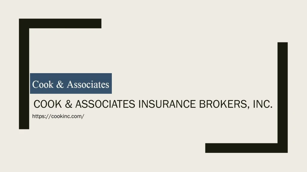 cook associates insurance brokers inc