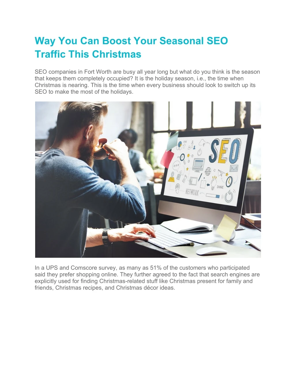 way you can boost your seasonal seo traffic this