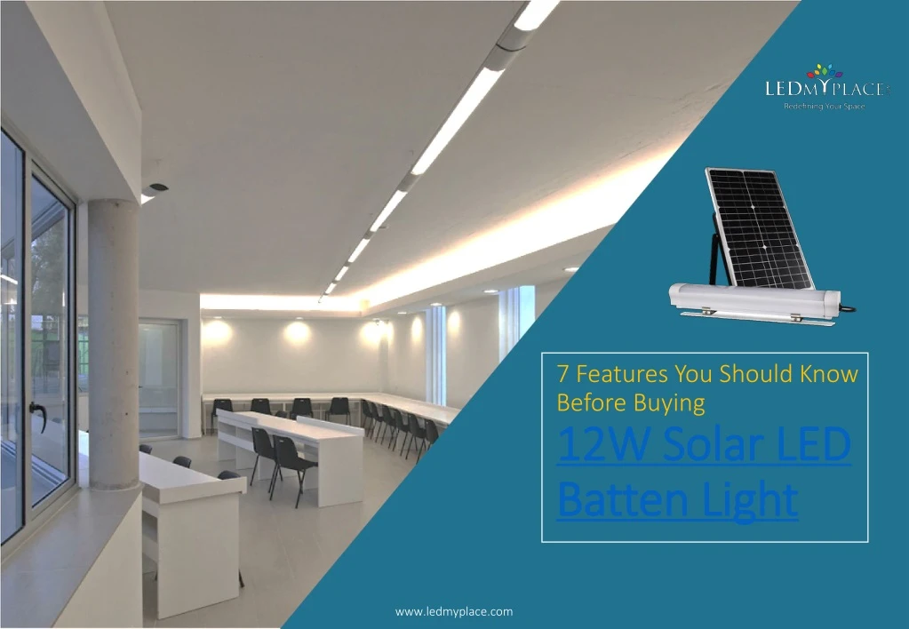 7 features you should know before buying 12w solar led batten light