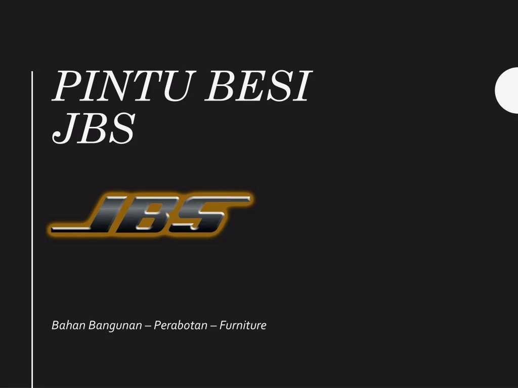 pintu besi jbs