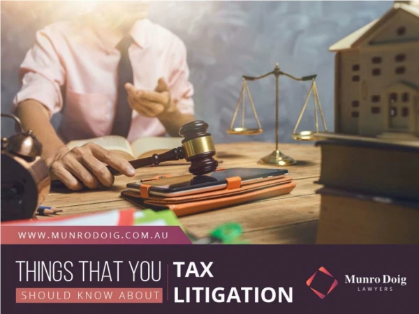 Tax Litigation Attorney in Perth - Munro Doig Lawyers