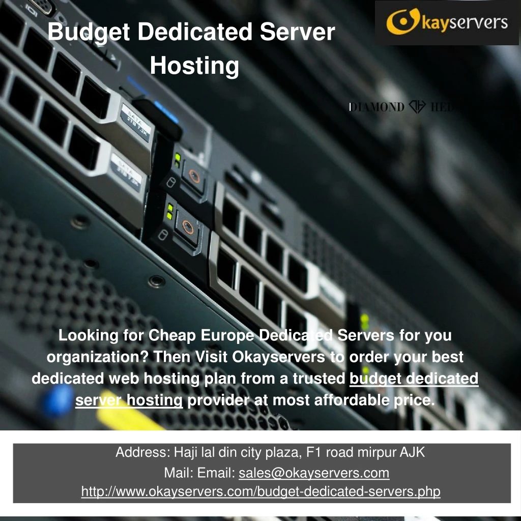 budget dedicated server hosting