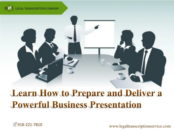 Learn How to Prepare and Deliver a Powerful Business Presentation