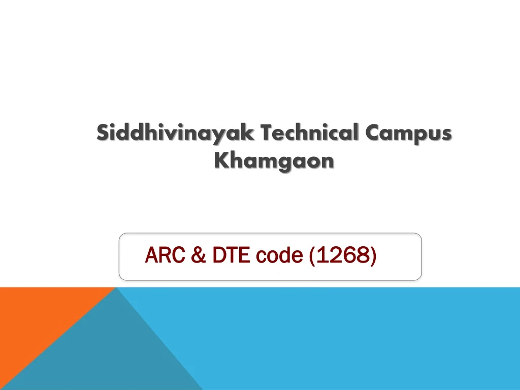 siddhivinayak technical campus khamgaon