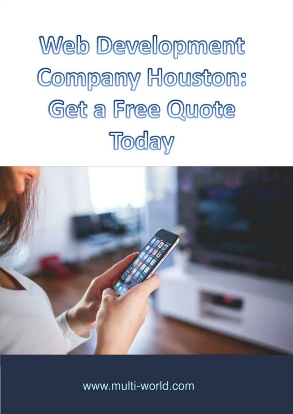 Web Development Company Houston: Get a Free Quote Today