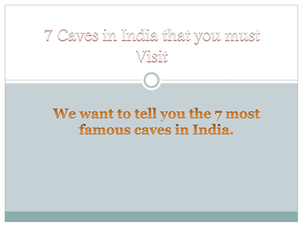 7 caves in india that you must visit