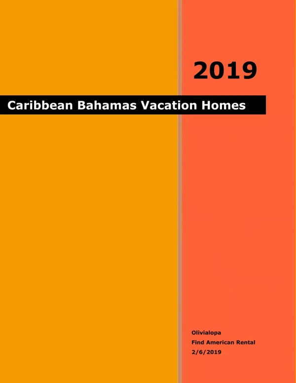 Caribbean Bahamas Vacation Homes
