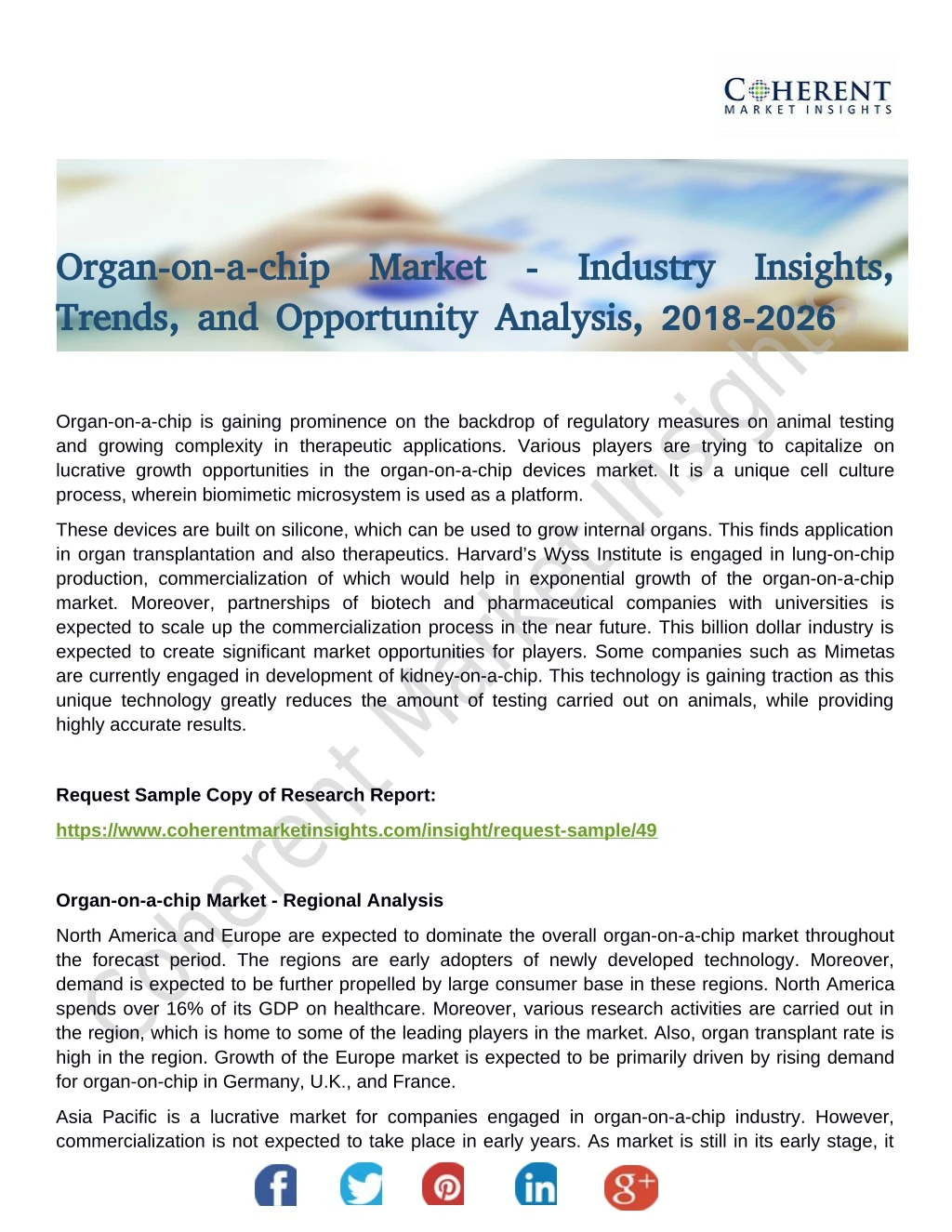 organ on a chip market industry insights organ