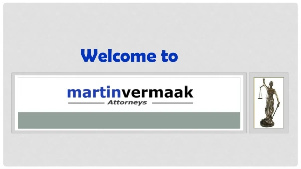 Martin Vermaak Attorneys - Business Lawyers Johannesburg