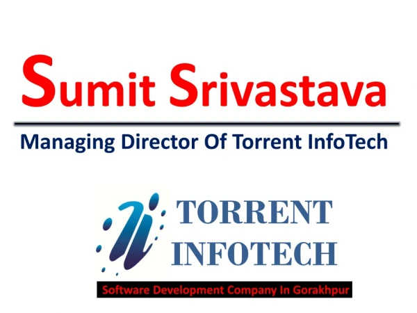 Sumit srivastava Torrent Infotech