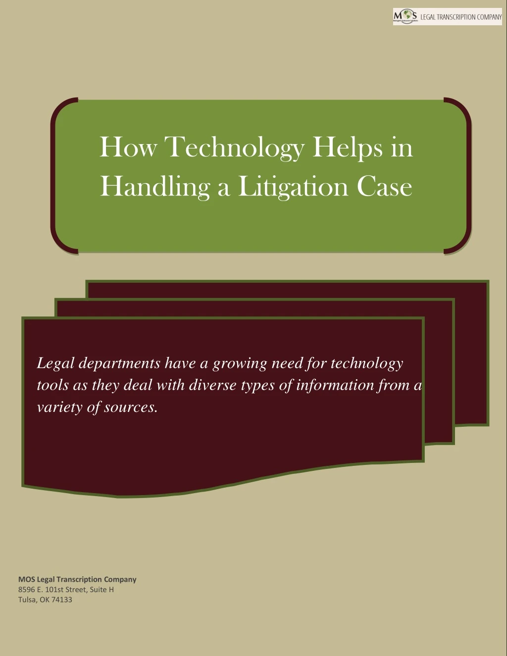 how technology helps in handling a litigation case