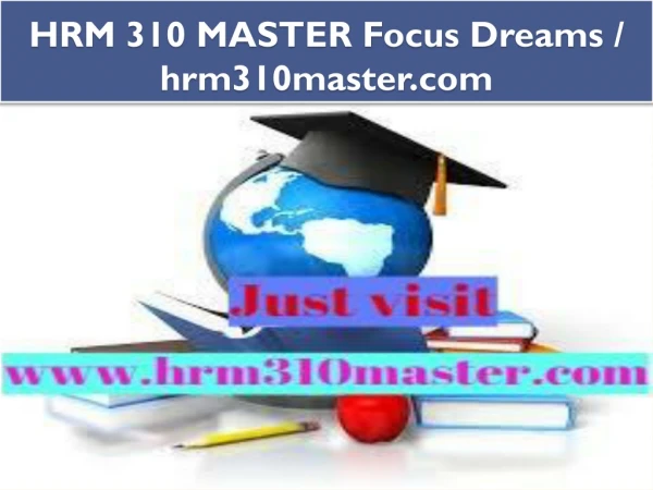 HRM 310 MASTER Focus Dreams / hrm310master.com