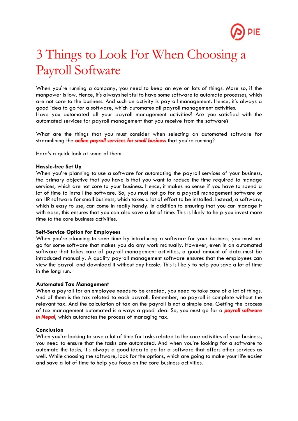 3 things to look for when choosing a payroll
