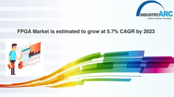 Field Programmable Gate Array (FPGA) Market is estimated to grow at 5.7% CAGR by 2023.