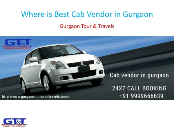 Where is Best Cab Vendor in Gurgaon