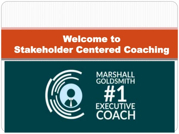Marshall Goldsmith Certification - Executive Coaching Programs