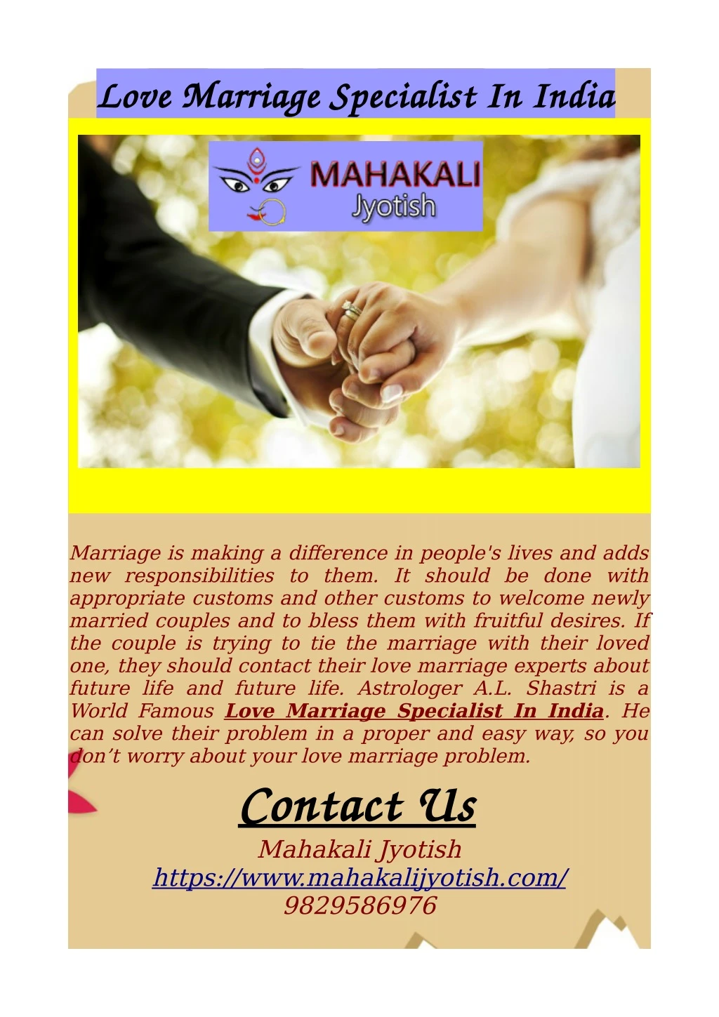 love marriage specialist in india love marriage