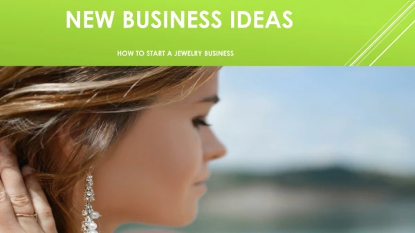 New business ideas