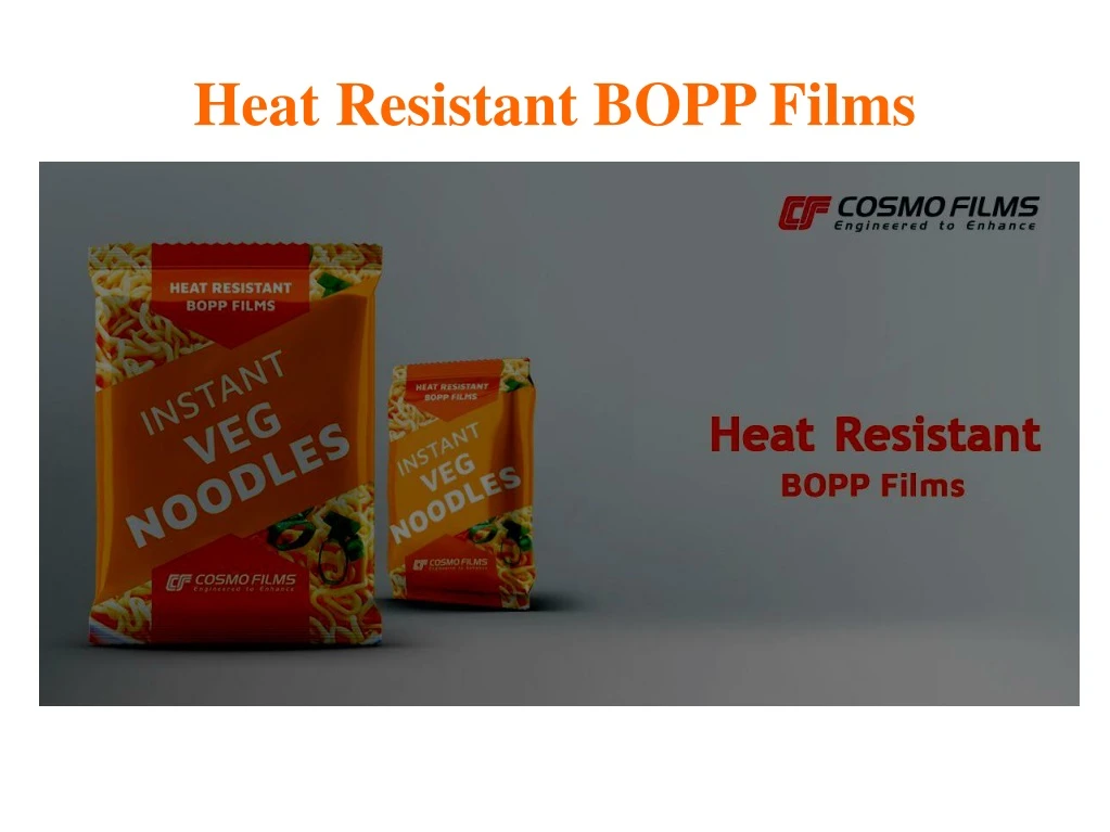 heat resistant bopp films