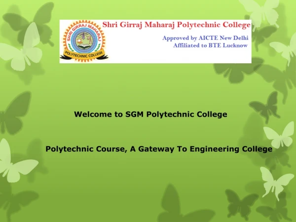 Diploma in mechanical engineering college in up