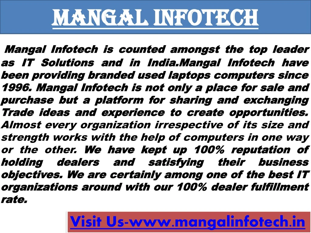 mangal infotech