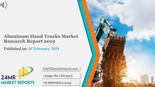 Aluminum Hand Trucks Market Research Report 2019