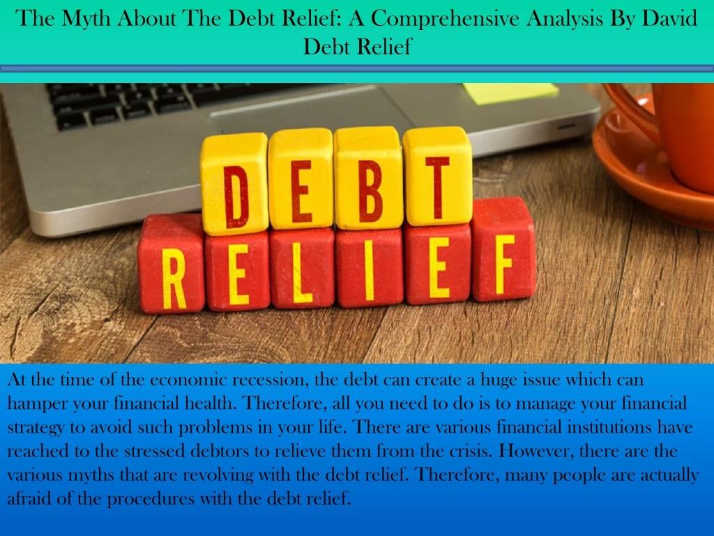the myth about the debt relief a comprehensive