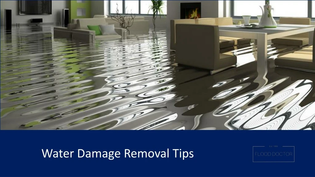 water damage removal tips