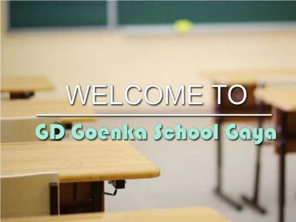 GD Goenka School Gaya
