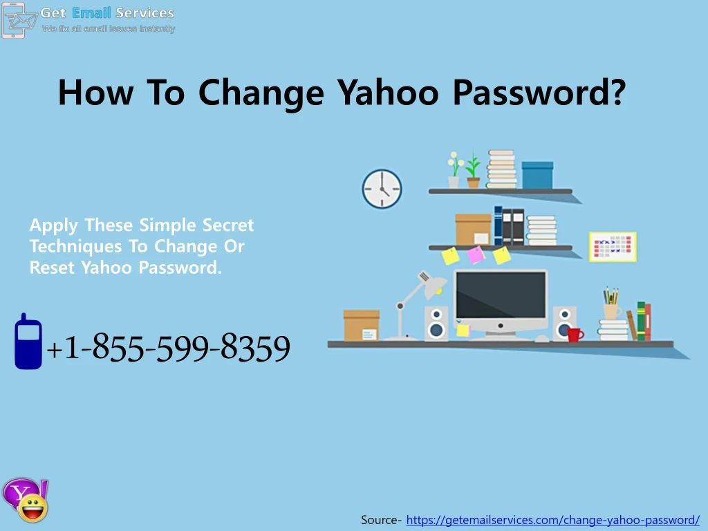 how to change yahoo password