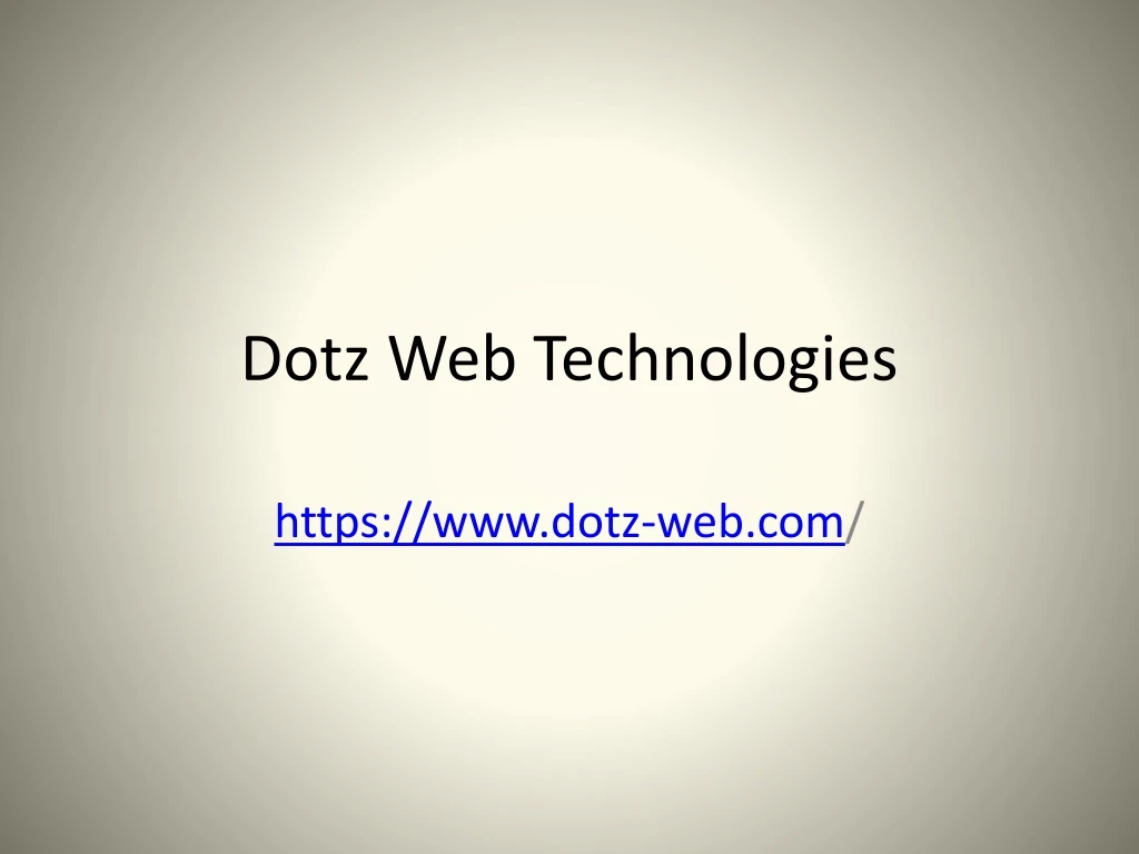 dotz web technologies