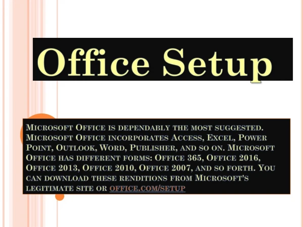 office setup