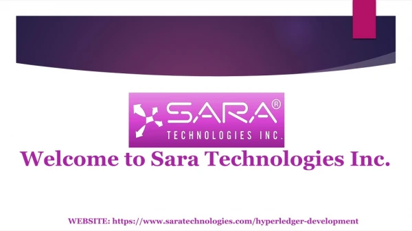 Hyperledger Development Company | Hyperledger Development Services -Sara Technologies