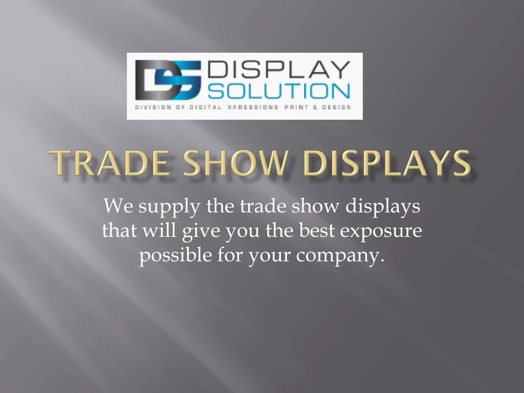 trade show displays