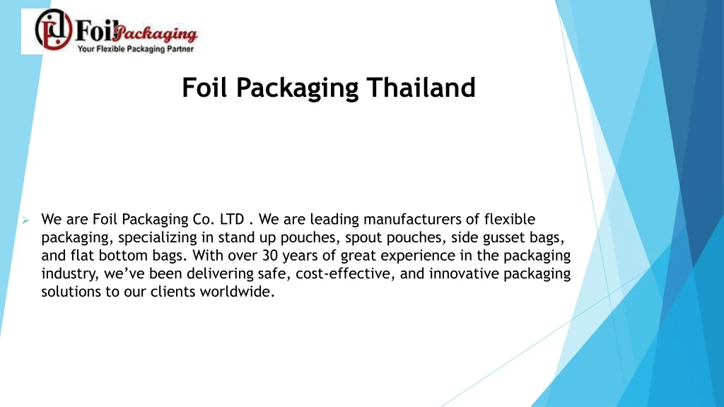 foil packaging thailand