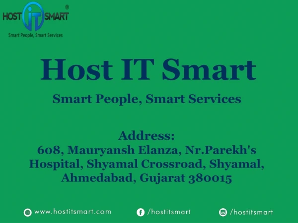 Cheapest Domain Name Provider - Get your domain with Host IT Smart