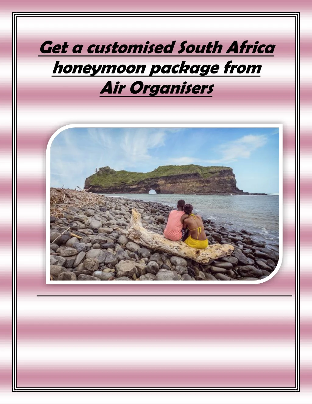 get a customised south africa honeymoon package