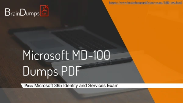 Download 2019 Useful MICROSOFT WINDOWS 10 Certification MD-100 Braindumps PDF