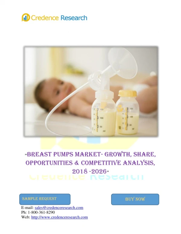 Global Breast Pumps Market to Reach Worth USD 2.2 Bn by 2022: Portability, Added Product Features, and Ease of Use among