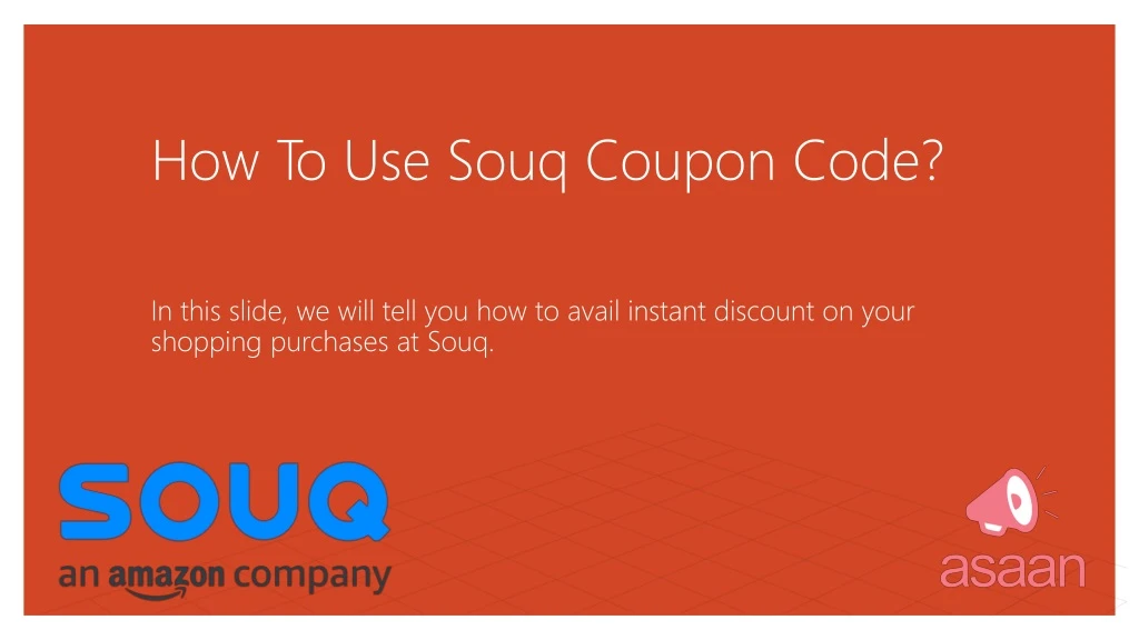 how to use souq coupon code