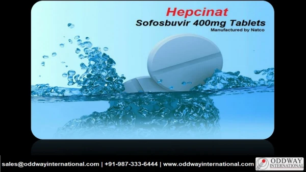 Hepcinat 400mg Sofosbuvir Tablets Online Price, Uses, Supplier and Exporter