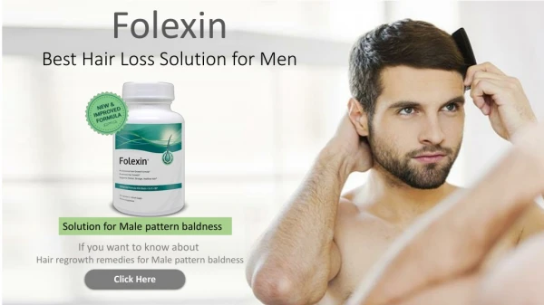 Solution for Male Pattern Baldness