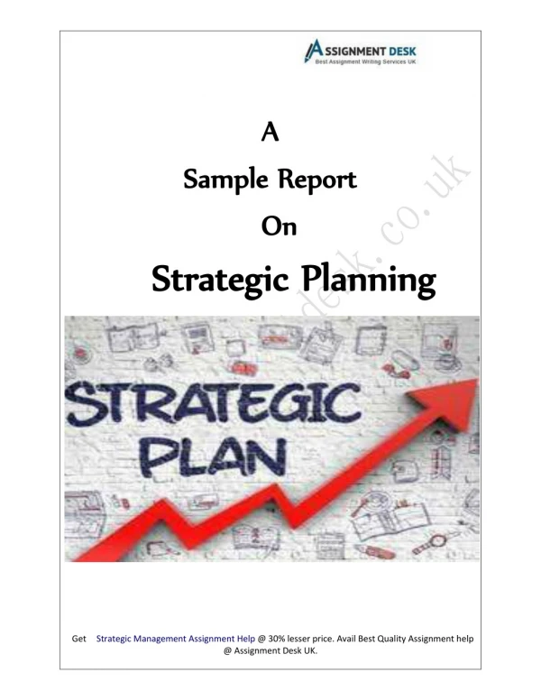 What Is Strategic Planning: Its Factors And How It is Implied in an organization.
