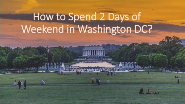 Take a Break to Discover Popular DC Tours - Selectconcierge.com