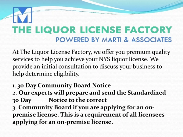 NYS Liquor License