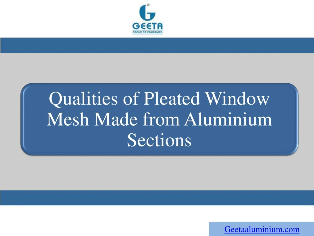 qualities of pleated window mesh made from